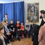 Занятия по Церковному пению и Закону Божию в воскресной школе.
