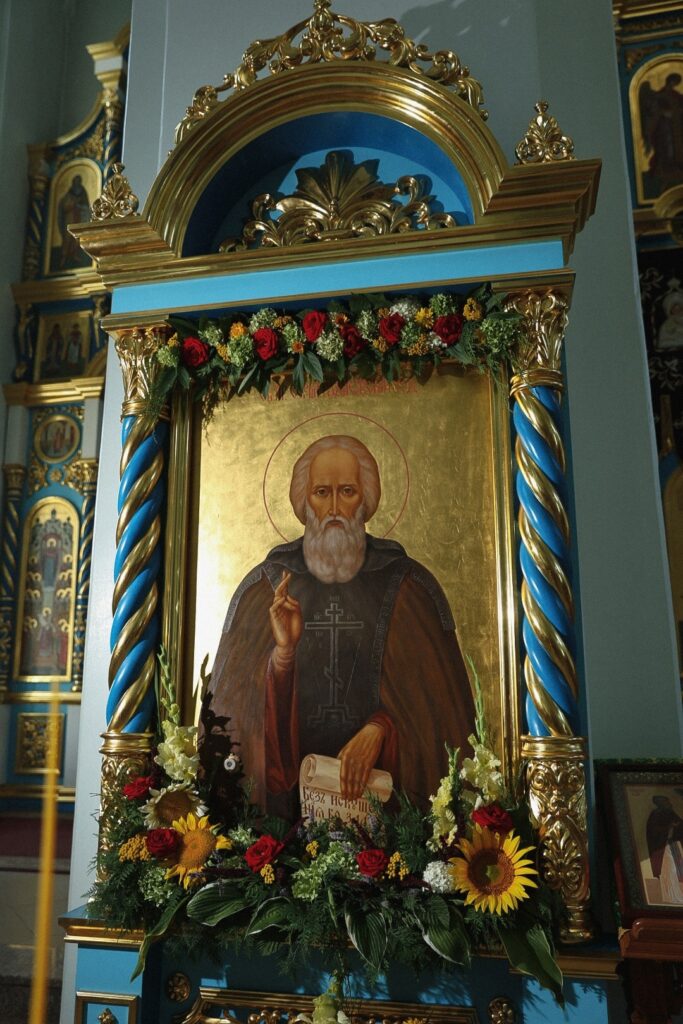 Литургия в Свято-Сергиевском монастыре с. Алексеевка