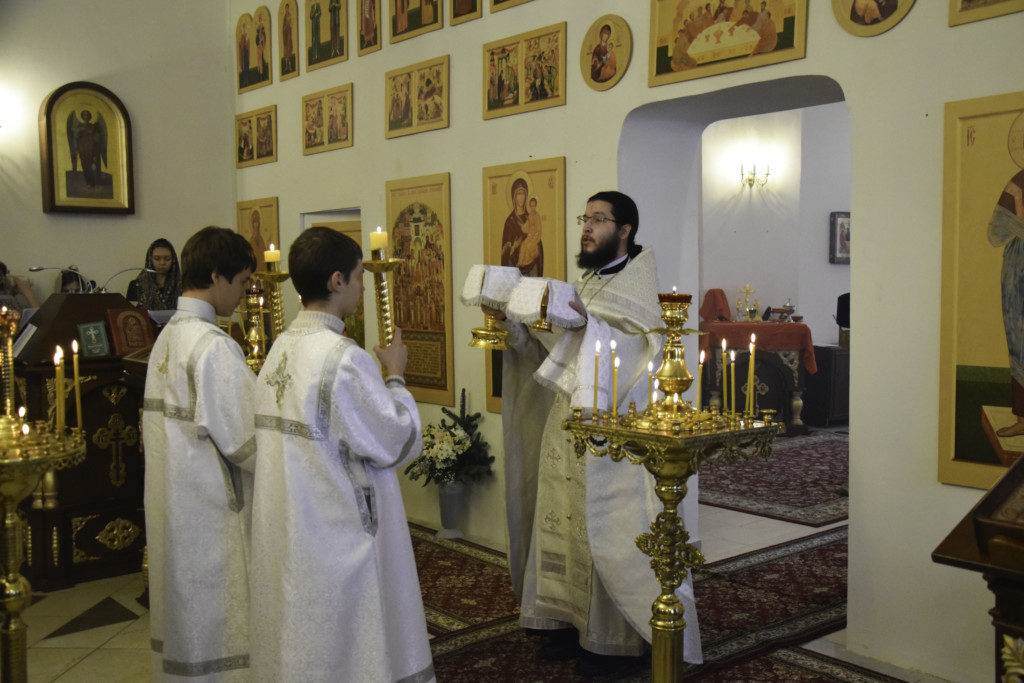 Богослужение в праздник Обрезания Господня.